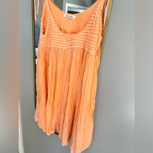 Rip curl adjustable tie strap babydoll dress